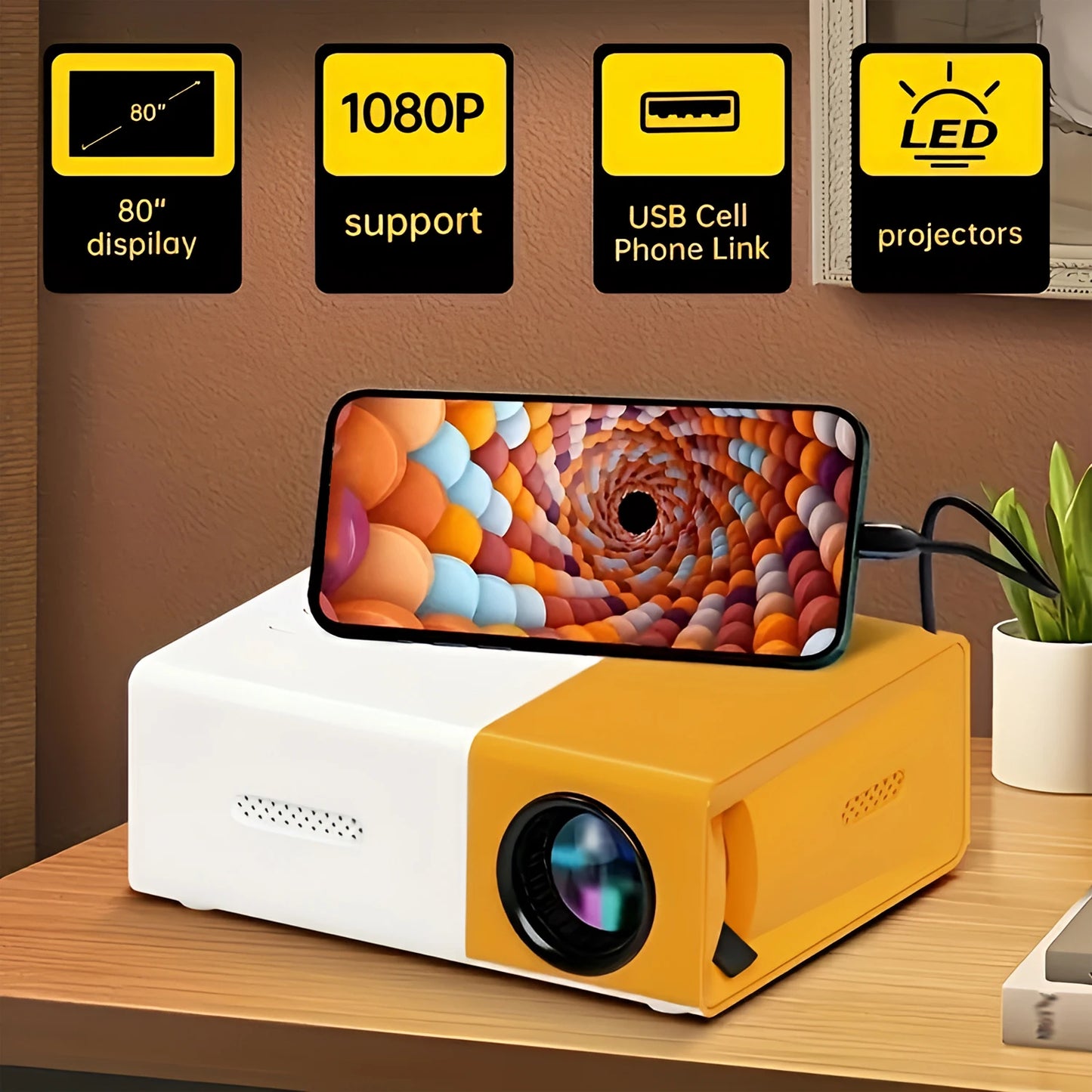 290 ANSI Portable HD Mini Projector